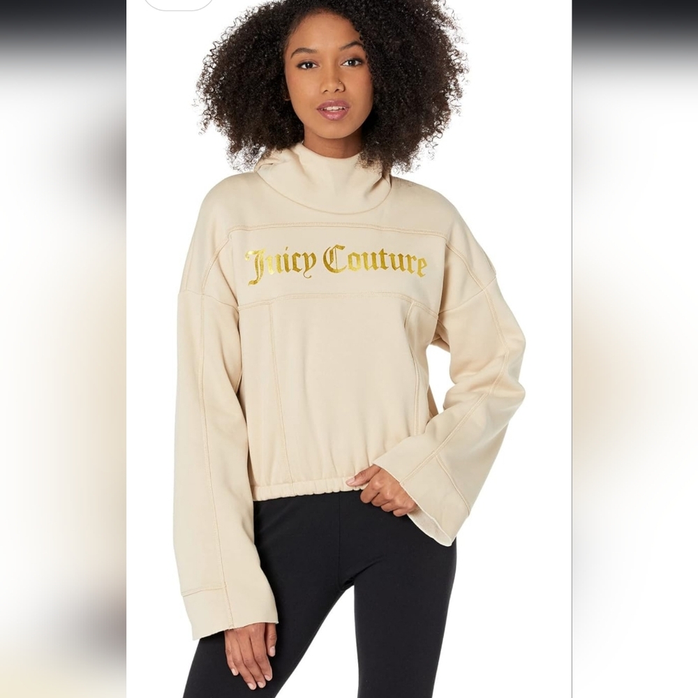 ✨️NWT✨️ Juicy Couture Hoodie, Sandcastle, Size Medium
